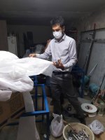 کشف کارگاه تولید ماسک غیر بهداشتی در کرج