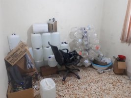 کشف کارگاه غیرمجاز بسته بندی الکل طبی در محمد شهر کرج