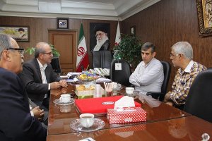 دیدار نائب رئیس شورای اسلامی شهر کرج با اعضای هیات رئیسه اتاق اصناف