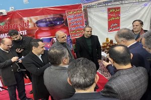 نمایشگاه تنظیم بازار کالاهای اساسی همزمان با ایام مبارک شعبانیه و دهه فجر به همت اتاق اصناف مرکز استان البرز در کرج افتتاح شد