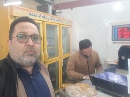 گشت مشترک بازرسین اصناف کرج و تعزیرات حکومتی در خصوص عرضه مرغ 