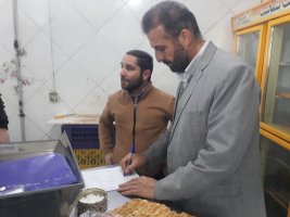 گشت مشترک بازرسین اصناف کرج و تعزیرات حکومتی در خصوص عرضه مرغ 